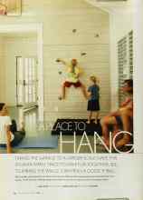 Better Homes & Gardens July 2003 Magazine Article: A PLACE TO HANG
