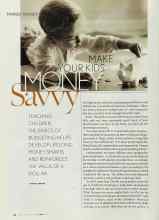 Better Homes & Gardens July 2003 Magazine Article: MAKE YOUR KIDS MONEY Savvy