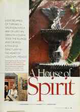 Better Homes & Gardens July 2003 Magazine Article: A House of Spirit