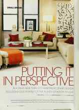 Better Homes & Gardens August 2003 Magazine Article: PUTTING IT IN PERSPECTIVE
