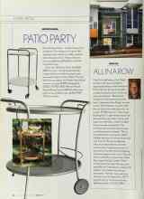Better Homes & Gardens August 2003 Magazine Article: PATIO PARTY