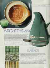 Better Homes & Gardens August 2003 Magazine Article: WRIGHT THIS WAY