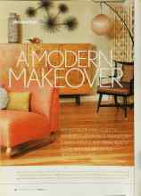 Better Homes & Gardens August 2003 Magazine Article: A MODERN MAKEOVER