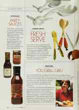 Better Homes & Gardens August 2003 Magazine Article: PARTY SAUCES