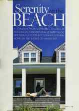 Better Homes & Gardens August 2003 Magazine Article: Serenity on the BEACH