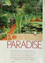 Better Homes & Gardens September 2003 Magazine Article: POTS IN PARADISE