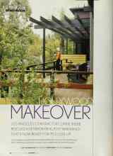 Better Homes & Gardens September 2003 Magazine Article: HOLLYWOOD MAKEOVER