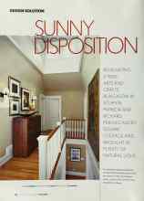 Better Homes & Gardens September 2003 Magazine Article: SUNNY DISPOSITION
