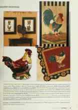 Better Homes & Gardens September 2003 Magazine Article: 1. ROOSTER AND HEN PRINTS