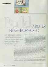 Better Homes & Gardens September 2003 Magazine Article: Build A BETTER NEIGHBORHOOD