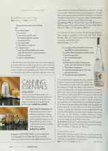 Better Homes & Gardens September 2003 Magazine Article: CANNING ESSENTIALS