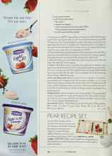 Better Homes & Gardens September 2003 Magazine Article: PEAR RECIPE SET