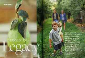 Better Homes & Gardens September 2003 Magazine Article: HARVESTING a Legacy