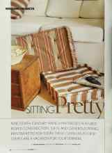 Better Homes & Gardens October 2003 Magazine Article: SITTING Pretty