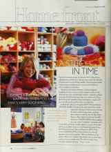 Better Homes & Gardens October 2003 Magazine Article: A STITCH IN TIME