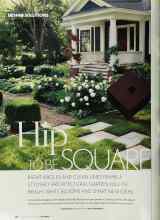 Better Homes & Gardens October 2003 Magazine Article: Hip TO BE SQUARE