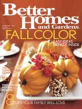 Better Homes & Gardens October 2003 Magazine Cover