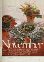 Better Homes & Gardens November 2003 Magazine Article: November