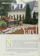 Better Homes & Gardens November 2003 Magazine Article: CHANGING OF THE Yard