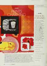 Better Homes & Gardens November 2003 Magazine Article: FASHION FORWARD