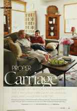 Better Homes & Gardens November 2003 Magazine Article: PROPER Carriage