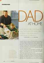 Better Homes & Gardens November 2003 Magazine Article: DAD AT HOME