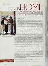 Better Homes & Gardens November 2003 Magazine Article: COMING HOME