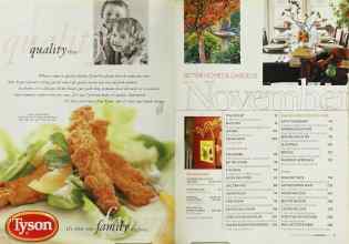 Better Homes & Gardens November 2003 Magazine Article: Page 8