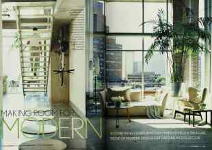 Better Homes & Gardens November 2003 Magazine Article: MAKING ROOM FOR MODERN