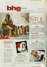 Better Homes & Gardens December 2003 Magazine Article: HAVE A JOYFUL CHRISTMAS