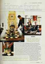 Better Homes & Gardens December 2003 Magazine Article: NEW WORLD TRADITIONS
