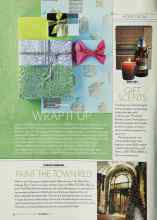 Better Homes & Gardens December 2003 Magazine Article: PAINT THE TOWN RED