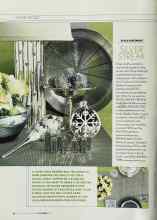 Better Homes & Gardens December 2003 Magazine Article: SILVER STREAK