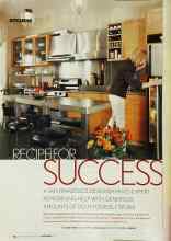 Better Homes & Gardens December 2003 Magazine Article: RECIPE FOR SUCCESS