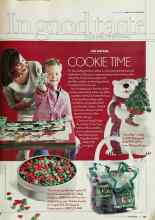 Better Homes & Gardens December 2003 Magazine Article: COOKIE TIME