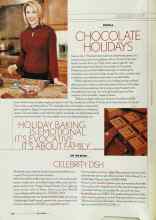 Better Homes & Gardens December 2003 Magazine Article: CHOCOLATE HOLIDAYS
