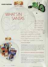 Better Homes & Gardens December 2003 Magazine Article: WHAT'S IN SANTA'S Sack