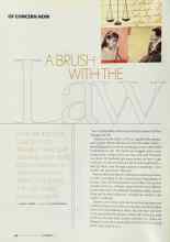 Better Homes & Gardens December 2003 Magazine Article: A BRUSH WITH THE Law