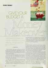 Better Homes & Gardens December 2003 Magazine Article: GIVE YOUR BUDGET A Money Makeover
