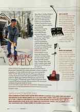 Better Homes & Gardens December 2003 Magazine Article: SHOVELING SAFELY