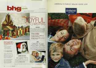 Better Homes & Gardens December 2003 Magazine Article: Page 14