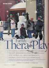 Better Homes & Gardens January 2004 Magazine Article: Family Thera Play