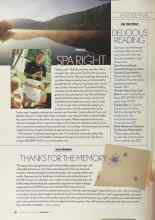 Better Homes & Gardens January 2004 Magazine Article: THANKS FOR THE MEMORY