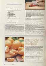 Better Homes & Gardens January 2004 Magazine Article: SWEET TANGELOS FOR WINTER MORNINGS