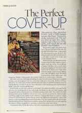 Better Homes & Gardens January 2004 Magazine Article: The Perfect COVER-UP