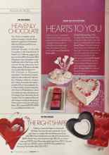 Better Homes & Gardens February 2004 Magazine Article: HEAVENLY CHOCOLATE