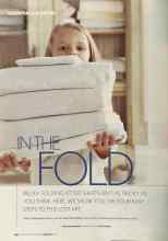 Better Homes & Gardens February 2004 Magazine Article: IN THE FOLD