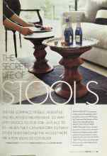 Better Homes & Gardens February 2004 Magazine Article: THE SECRET LIFE OF STOOLS