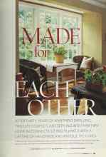 Better Homes & Gardens February 2004 Magazine Article: MADE for EACH OTHER