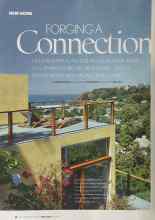 Better Homes & Gardens April 2004 Magazine Article: FORGING A Connection